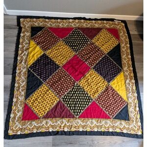 Vintage Soleiado Bandana‎ Scarf Wool & Silk 52" Made In France Beautiful